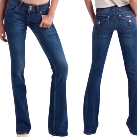HUDSON LOW RISE SIGNATURE BOOTCUT DENIM  JEANS 27 - Picture 1 of 16